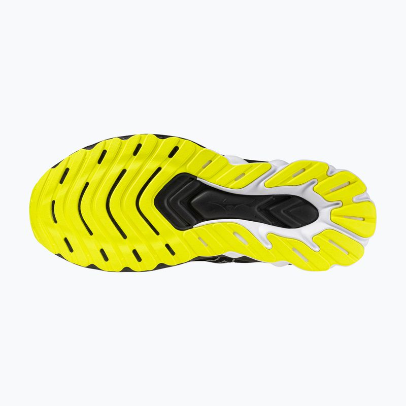 Buty do biegania męskie Mizuno Wave Skyrise 6 black/harbor mist/lemon tonic 11