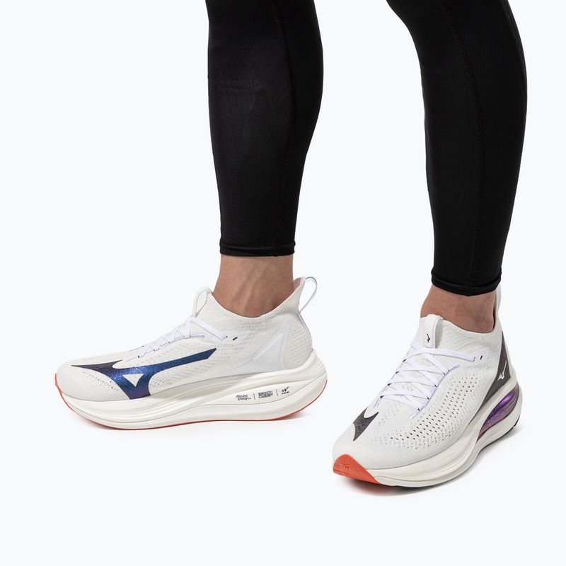 Buty do biegania męskie Mizuno Neo Vista 2 white/white/iris bloom 10