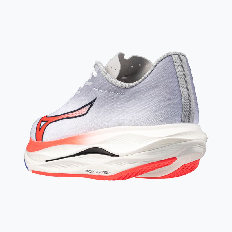 Buty do biegania męskie Mizuno Wave Rebellion Flash 3 white/fiery coral 2/iris bloom 4