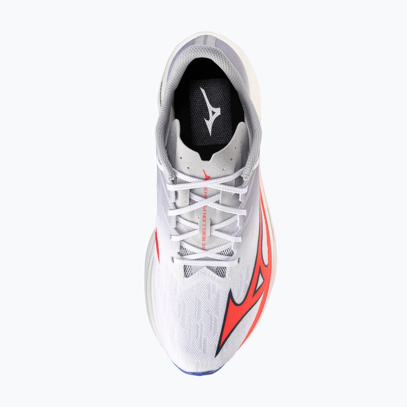 Buty do biegania męskie Mizuno Wave Rebellion Flash 3 white/fiery coral 2/iris bloom 7