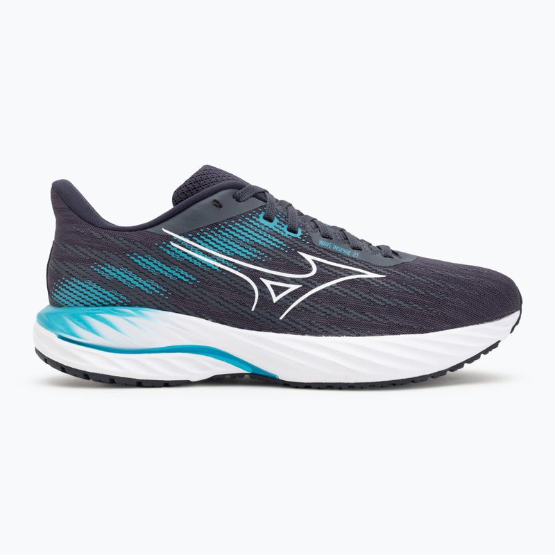 Buty do biegania męskie Mizuno Wave Inspire 21 odyssey gray/white/capri breez 2