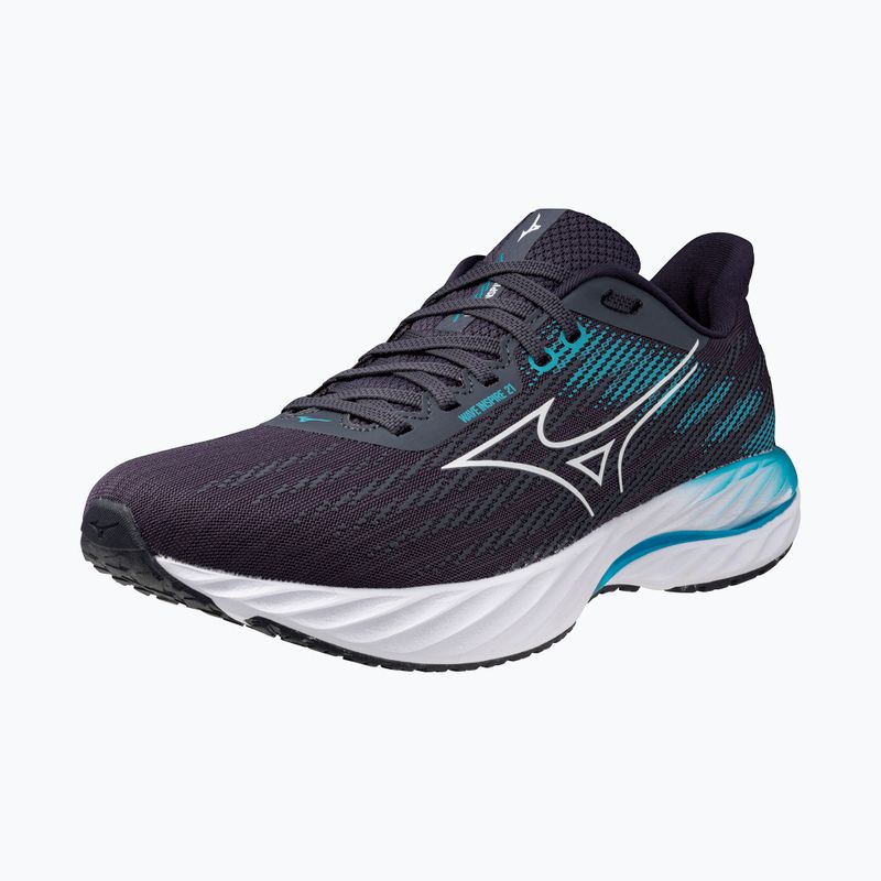 Buty do biegania męskie Mizuno Wave Inspire 21 odyssey gray/white/capri breez 8