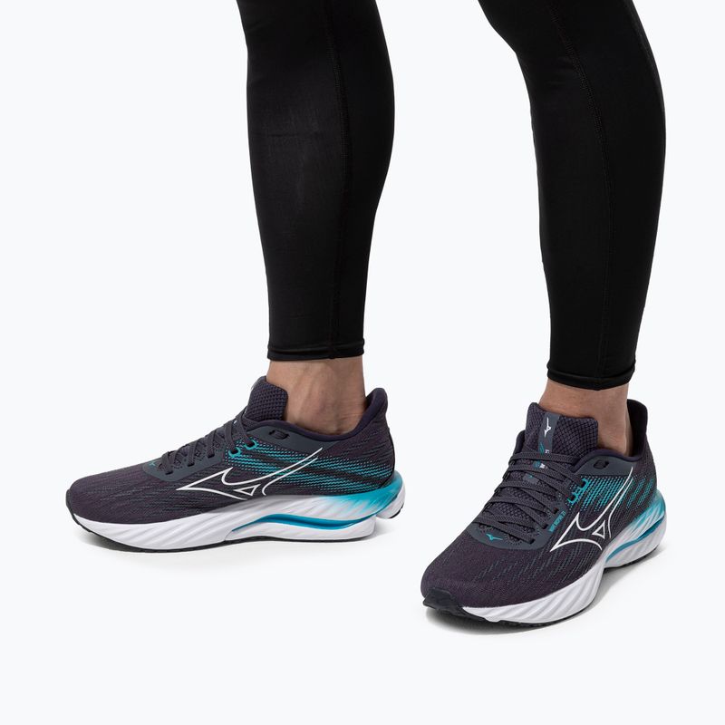 Buty do biegania męskie Mizuno Wave Inspire 21 odyssey gray/white/capri breez 15