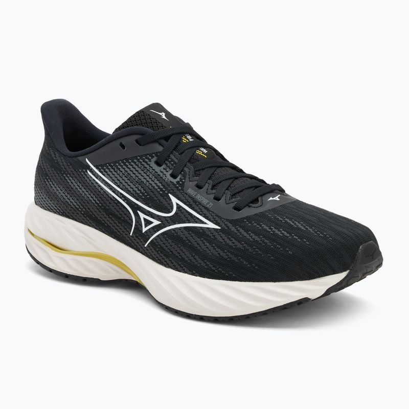 Buty do biegania męskie Mizuno Wave Inspire 21 black/white/vibrant yellow