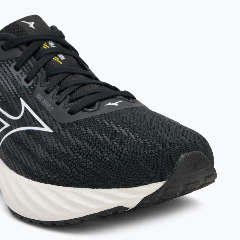 Buty do biegania męskie Mizuno Wave Inspire 21 black/white/vibrant yellow 7