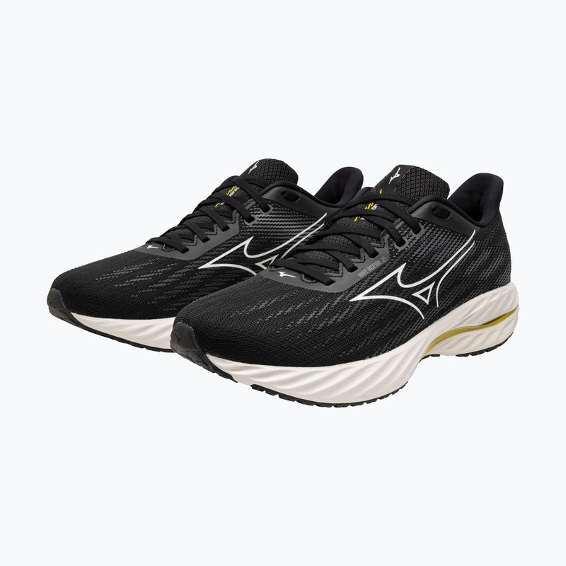 Buty do biegania męskie Mizuno Wave Inspire 21 black/white/vibrant yellow 15