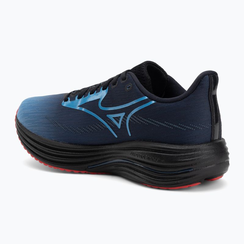 Buty do biegania Mizuno Wave Rider 29 amsterdam black/all aboard/high risk red 3