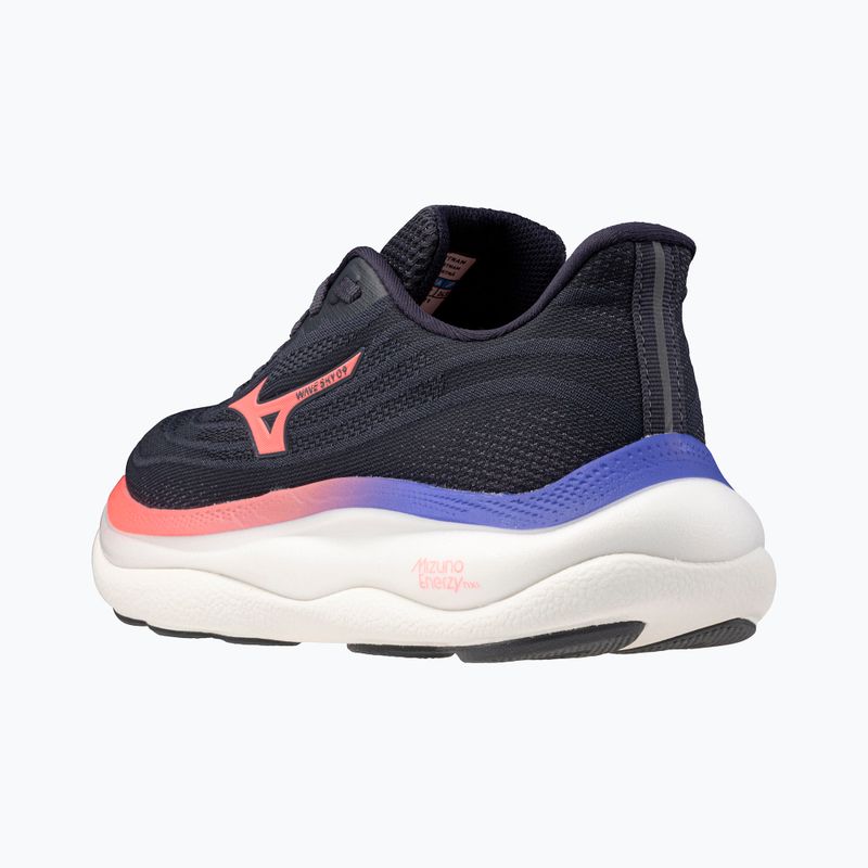 Buty do biegania damskie Mizuno Wave Sky 9 odyssey gray/striking coral/iris bloom 5