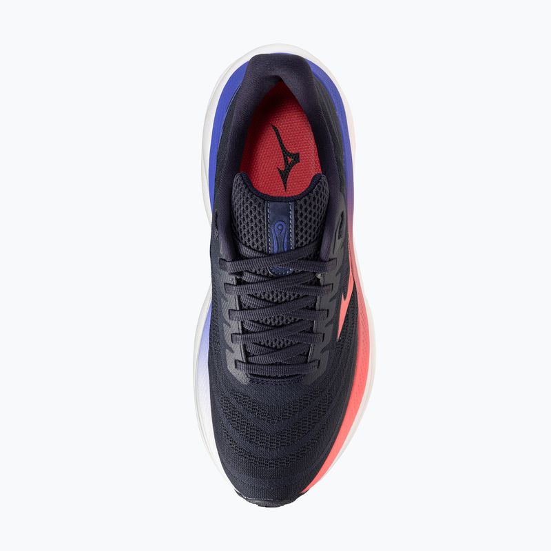 Buty do biegania damskie Mizuno Wave Sky 9 odyssey gray/striking coral/iris bloom 7