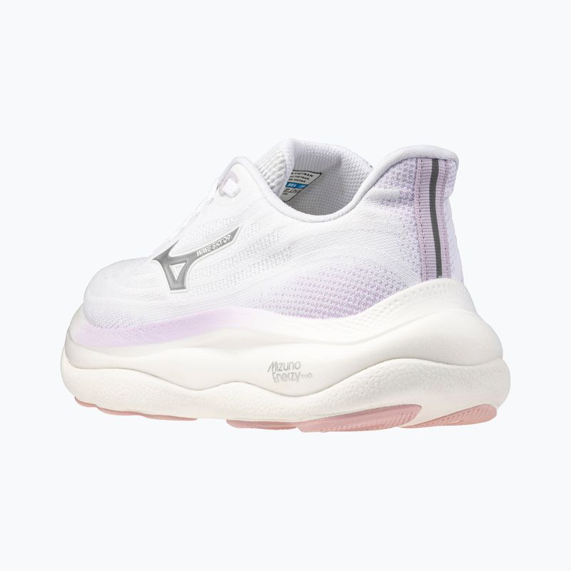 Buty do biegania damskie Mizuno Wave Sky 9 white/silver/orchid petal 4