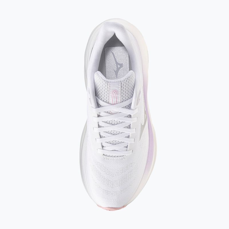 Buty do biegania damskie Mizuno Wave Sky 9 white/silver/orchid petal 7