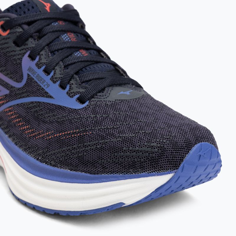 Buty do biegania damskie Mizuno Wave Rider 29 odyssey gray/iris bloom/calypsocoral 7