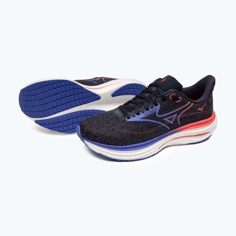Buty do biegania damskie Mizuno Wave Rider 29 odyssey gray/iris bloom/calypsocoral 16