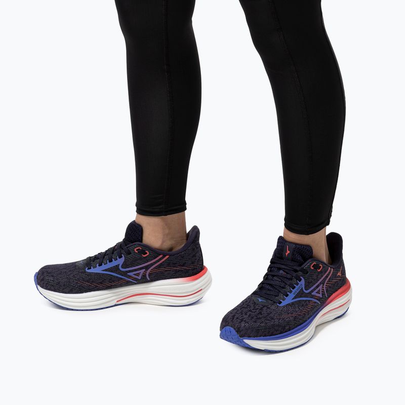 Buty do biegania damskie Mizuno Wave Rider 29 odyssey gray/iris bloom/calypsocoral 17
