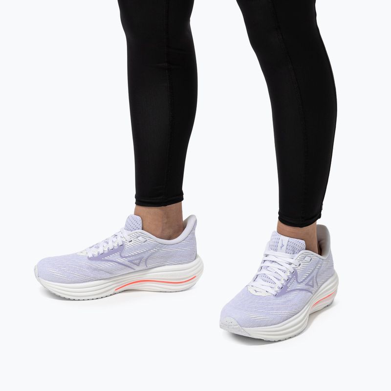 Buty do biegania damskie Mizuno Wave Rider 29 white/icelandic blue/strikingcoral 10