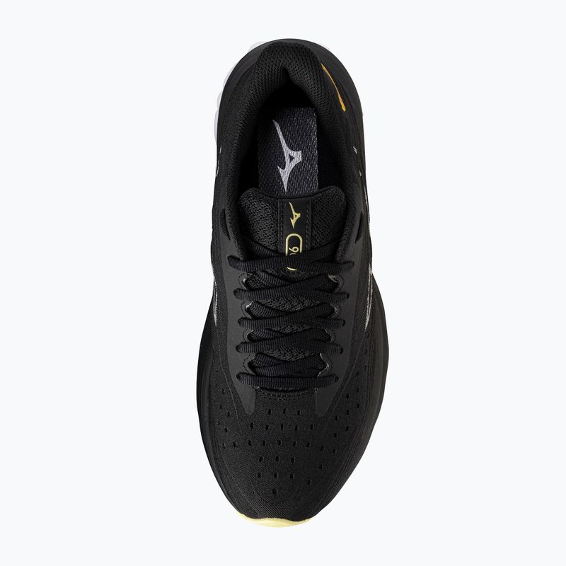 Buty do biegania damskie Mizuno Wave Skyrise 6 black/snow white/glowing cream 5