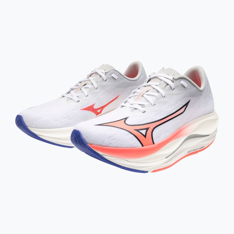 Buty do biegania damskie Mizuno Wave Rebellion Flash 3 white/striking coral/iris bloom 15