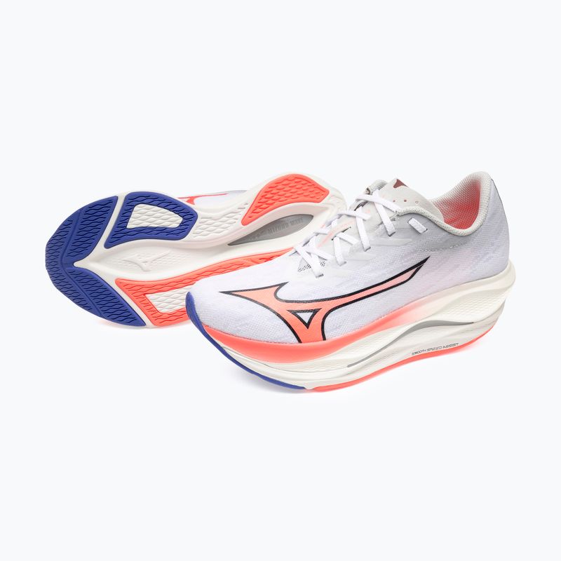 Buty do biegania damskie Mizuno Wave Rebellion Flash 3 white/striking coral/iris bloom 16