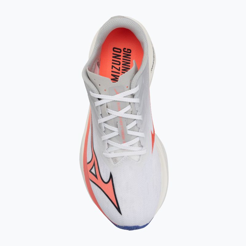 Buty do biegania damskie Mizuno Wave Rebellion Flash 3 white/striking coral/iris bloom 5