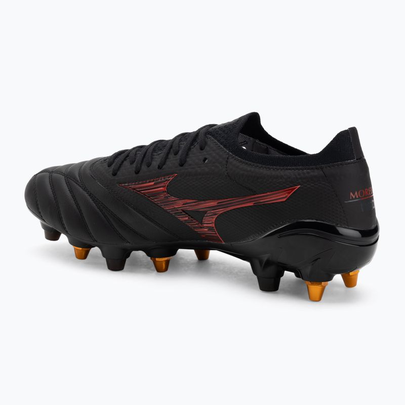 Buty piłkarskie męskie Mizuno Morelia Neo IV Β Japan Mix black/morelia 40th red/black 3