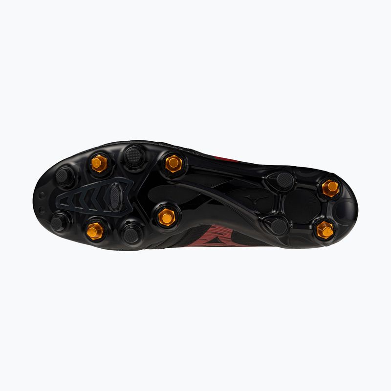Buty piłkarskie męskie Mizuno Morelia Neo IV Beta Elite Mix SG black/morelia 40th red/black 4