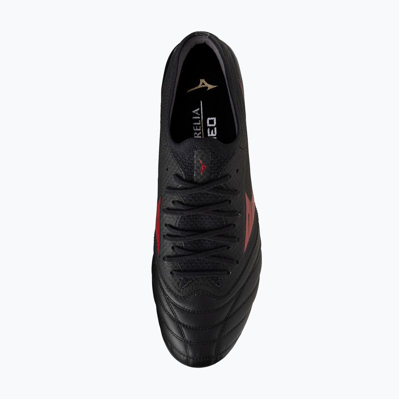 Buty piłkarskie męskie Mizuno Morelia Neo IV Beta Elite Mix SG black/morelia 40th red/black 5