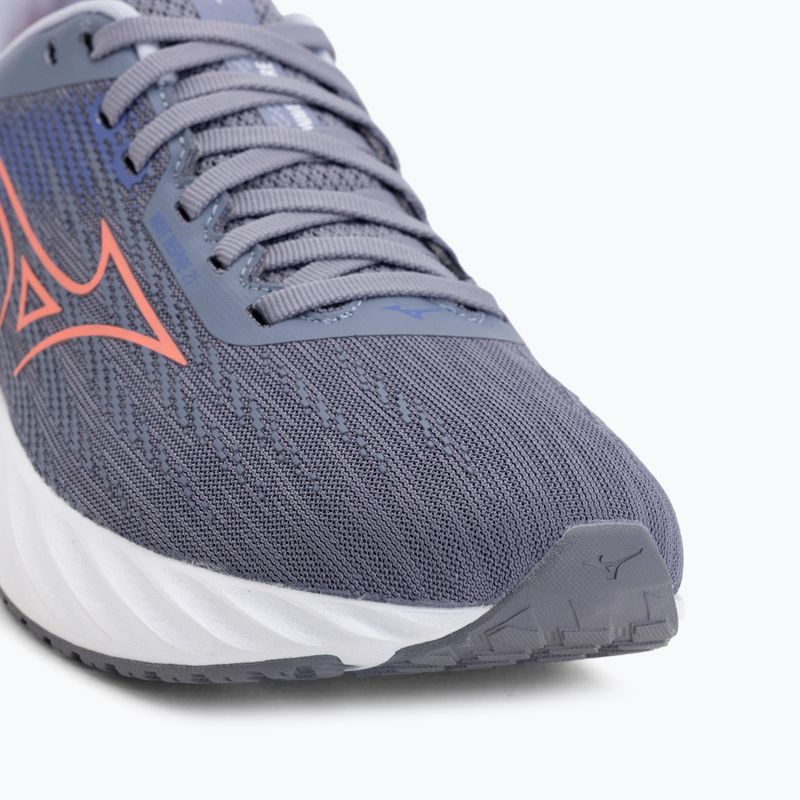 Buty do biegania damskie Mizuno Wave Inspire 21 blue granite/striking coral/irisbloom 7