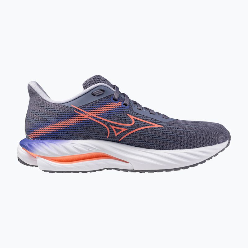Buty do biegania damskie Mizuno Wave Inspire 21 blue granite/striking coral/irisbloom 3