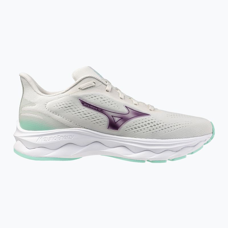 Buty do biegania damskie Mizuno Wave Serene 2 snow white/dark purple/ice green 8