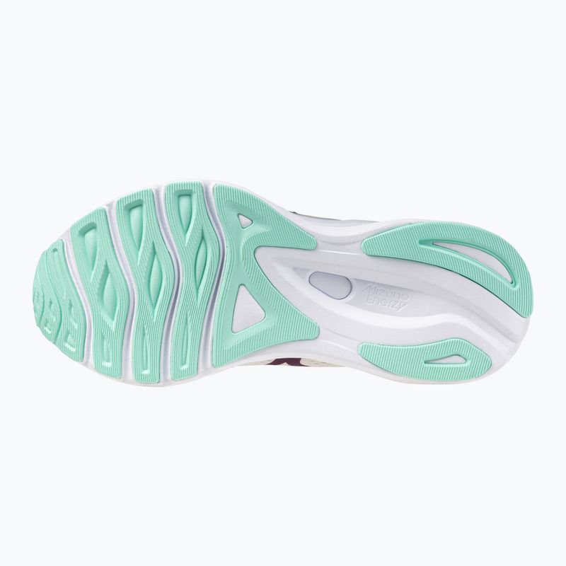 Buty do biegania damskie Mizuno Wave Serene 2 snow white/dark purple/ice green 11