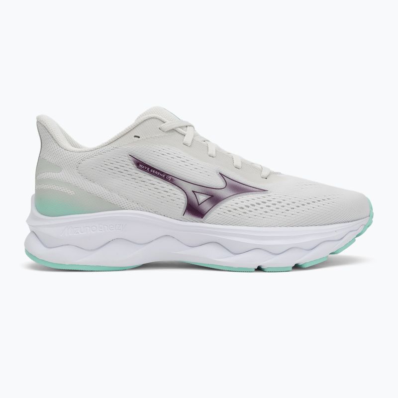 Buty do biegania damskie Mizuno Wave Serene 2 snow white/dark purple/ice green 2