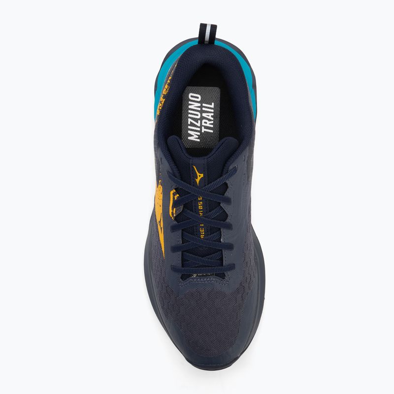 Buty do biegania męskie Mizuno Wave Ibuki 5 GTX odyssey gray/citrus/baritone blue 5