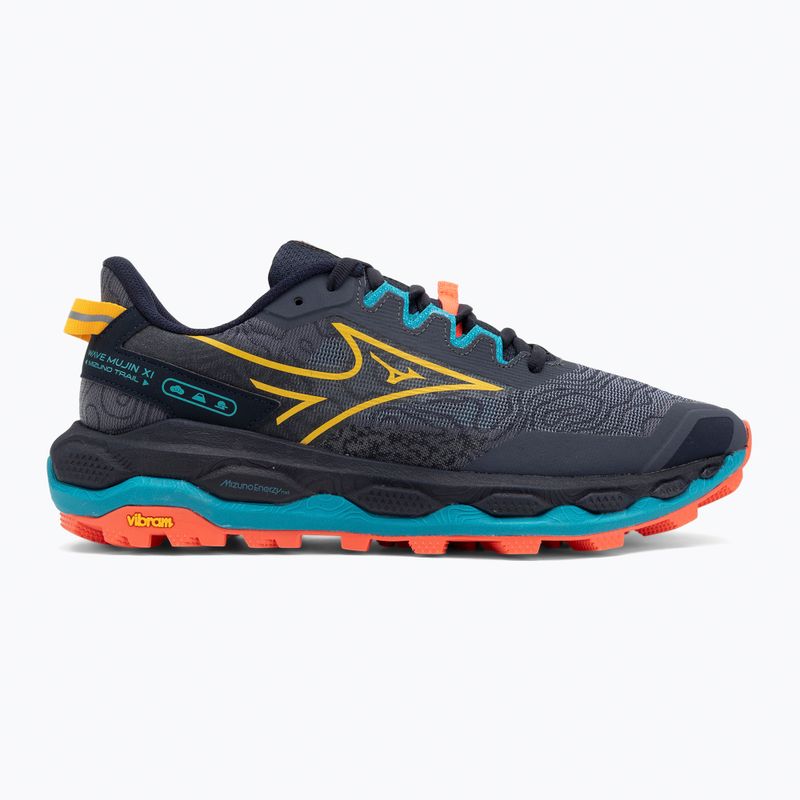 Buty do biegania męskie Mizuno Wave Mujin 11 odyssey gray/citrus/fiery coral 2 2