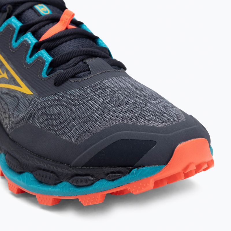 Buty do biegania męskie Mizuno Wave Mujin 11 odyssey gray/citrus/fiery coral 2 7