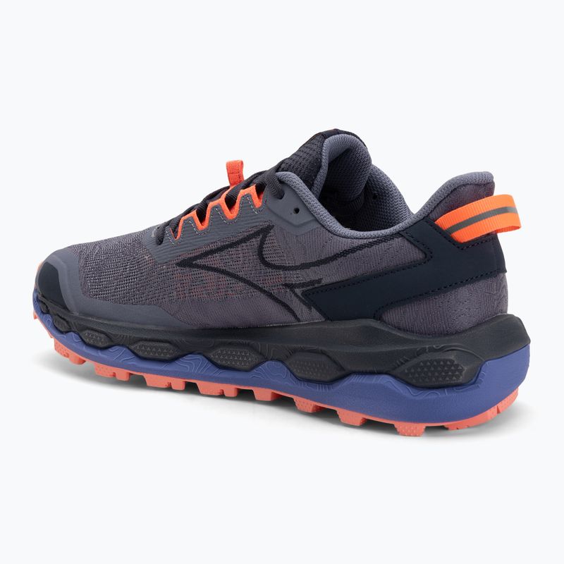Buty do biegania damskie Mizuno Wave Mujin 11 blue granite/silver/striking coral 3