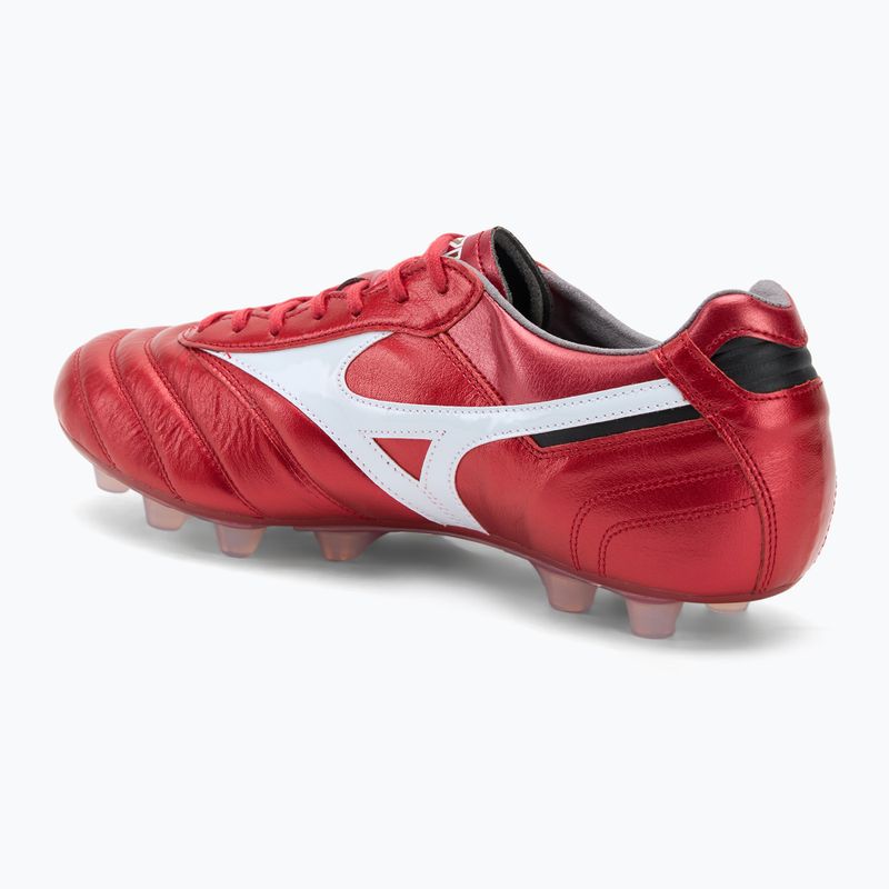 Buty piłkarskie męskie Mizuno Morelia II Japan Md red/white/black 3