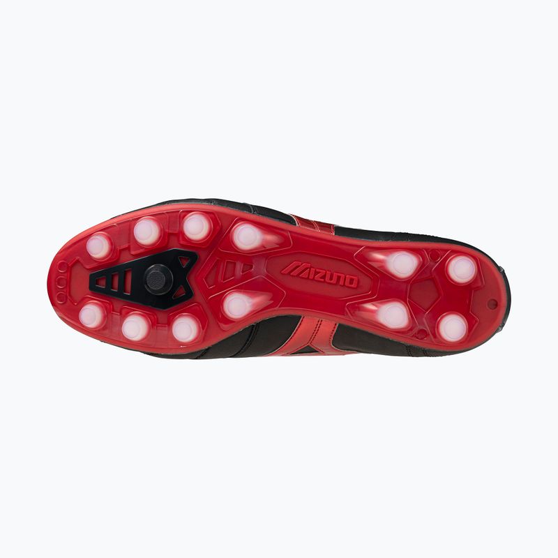 Buty piłkarskie męskie Mizuno Morelia II Elite FG black/morelia 40th red/black sand 11