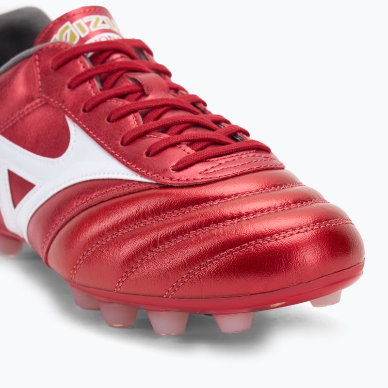 Buty piłkarskie męskie Mizuno Morelia II Pro FG morelia 40th red/white/black 7