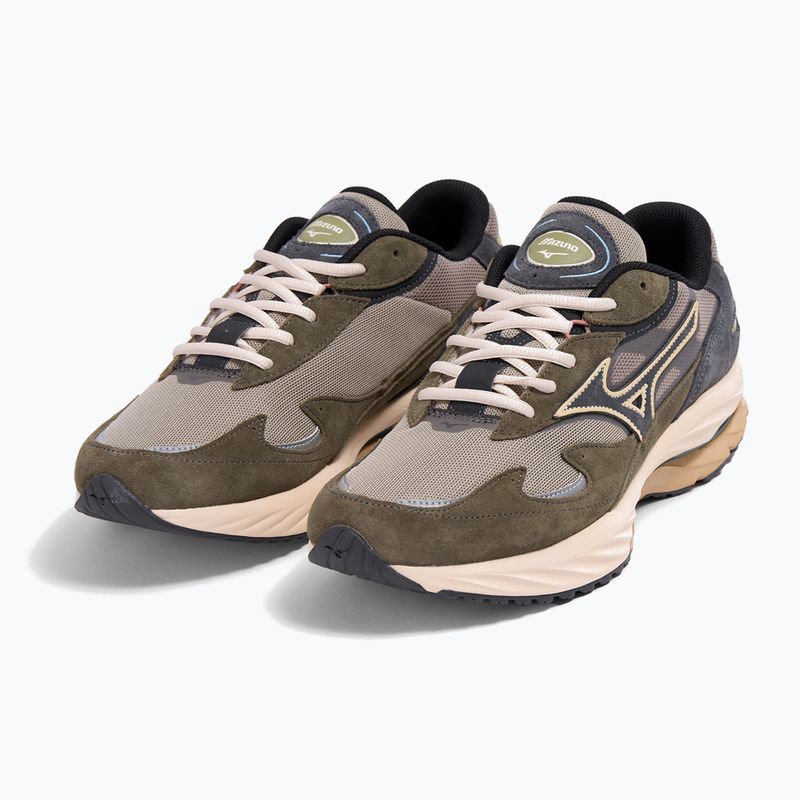 Buty męskie Mizuno Wave Rider β vintage khaki/black sand/grape leaf 2