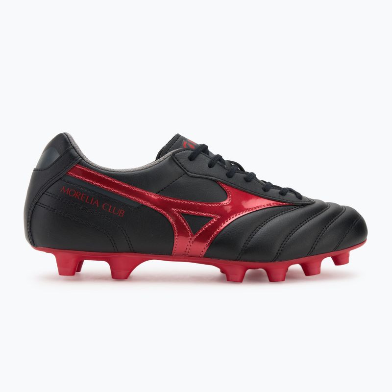 Buty piłkarskie Mizuno Morelia II Club FG black/morelia 40th red/black sand 2
