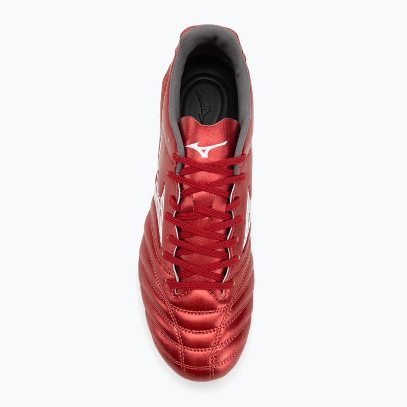 Buty piłkarskie męskie Mizuno Monarcida Neo III Pro Md morelia 40th red/white 5