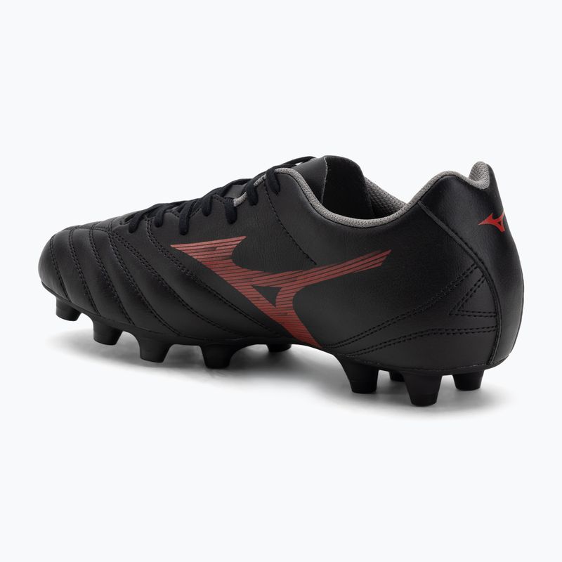 Buty piłkarskie Mizuno Monarcida Neo III Select Md black/morelia 40th red 3