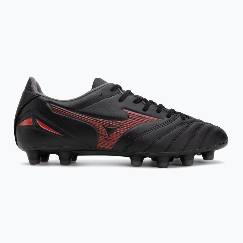 Buty piłkarskie męskie Mizuno Morelia Neo IV Pro MD black/morelia 40th red/black 2