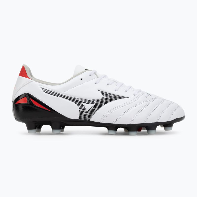 Buty piłkarskie męskie Mizuno Morelia Neo IV Pro MD white/black/chinese red 2