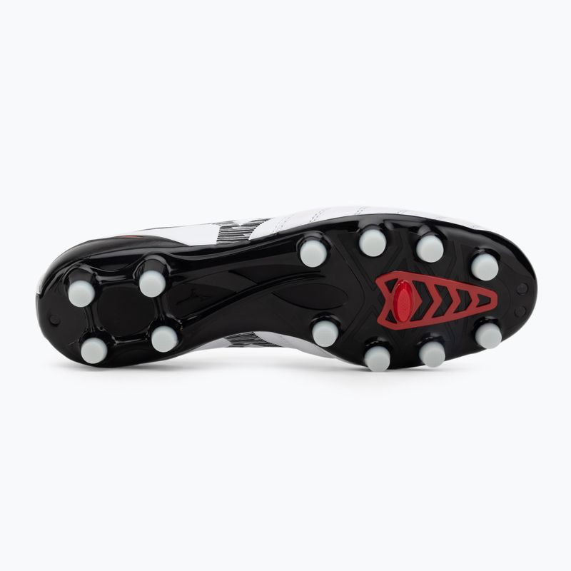 Buty piłkarskie męskie Mizuno Morelia Neo IV Pro MD white/black/chinese red 4
