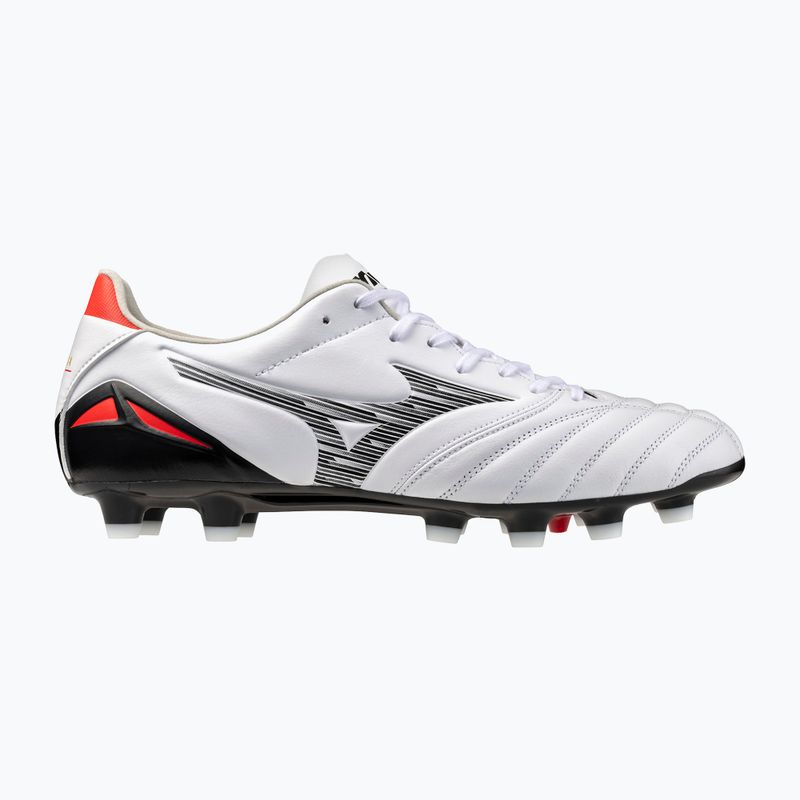 Buty piłkarskie męskie Mizuno Morelia Neo IV Pro MD white/black/chinese red 8