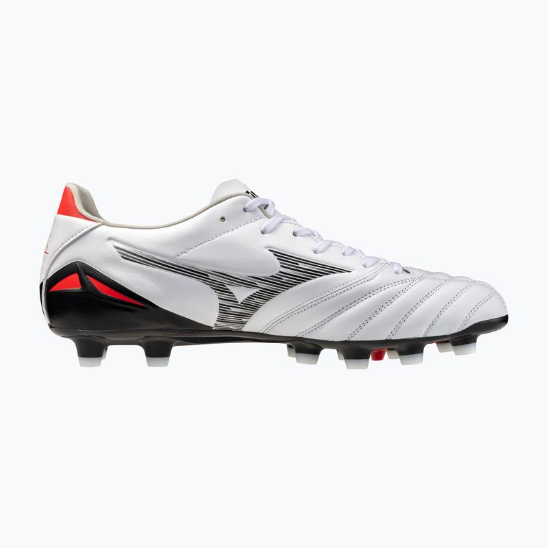Buty piłkarskie męskie Mizuno Morelia Neo IV Pro MD white/black/chinese red 9