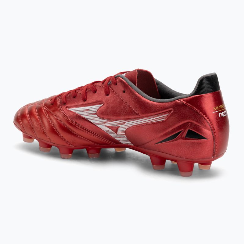 Buty piłkarskie męskie Mizuno Morelia Neo IV Pro MD morelia 40th red/white/black 3