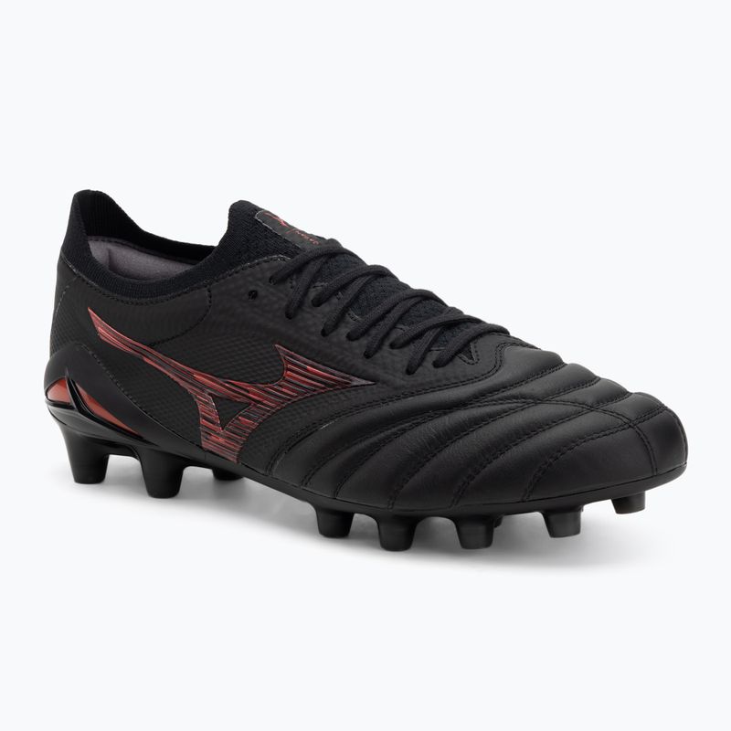 Buty piłkarskie męskie Mizuno Morelia Neo IV β Japan Fg black/morelia 40th red/black