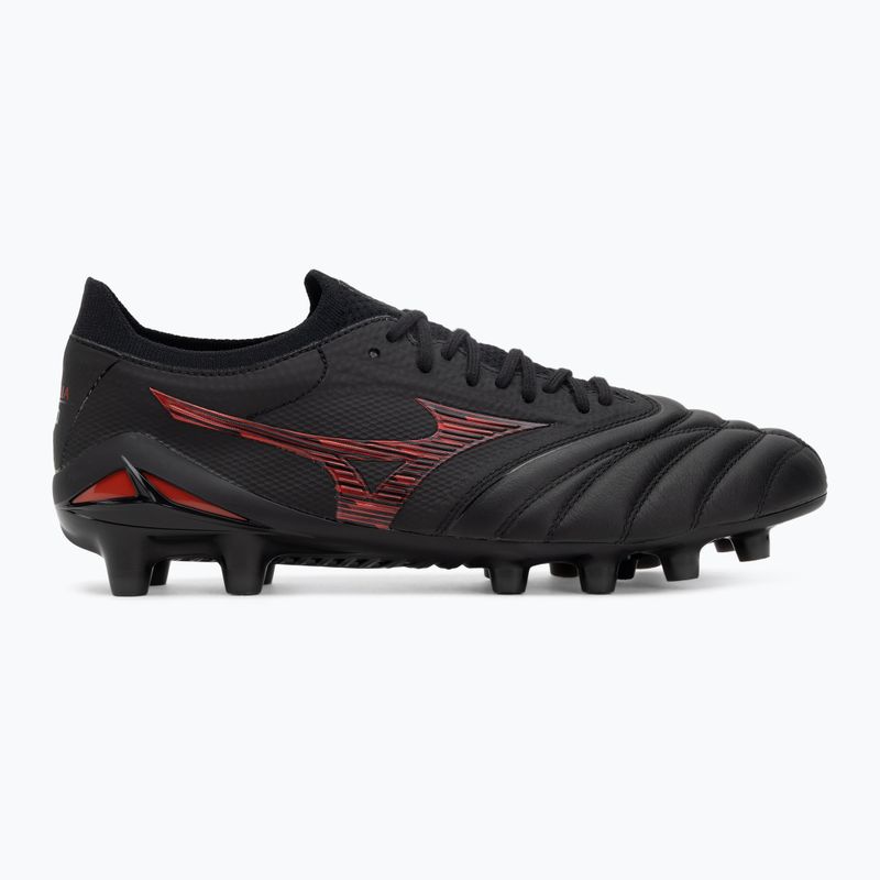 Buty piłkarskie męskie Mizuno Morelia Neo IV β Japan Fg black/morelia 40th red/black 2